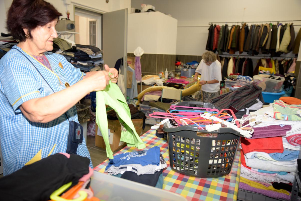 Voluntariado en ropero solidario